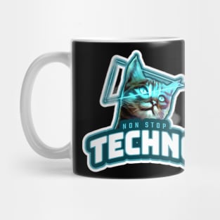 TECHNO  - Non Stop Kitty Mug